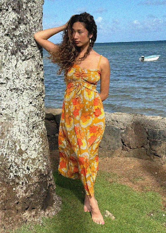 Lydia Dress in Floral Bubbles