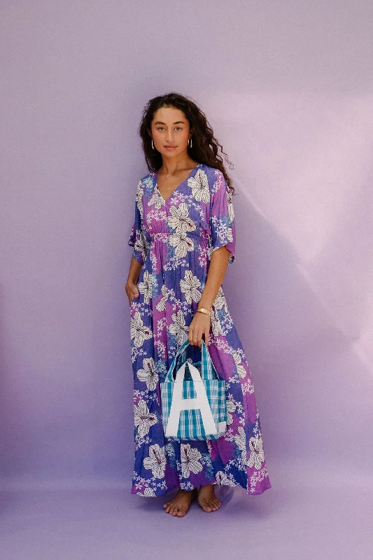 Maxi Alice Dress in Watercolor Kokio