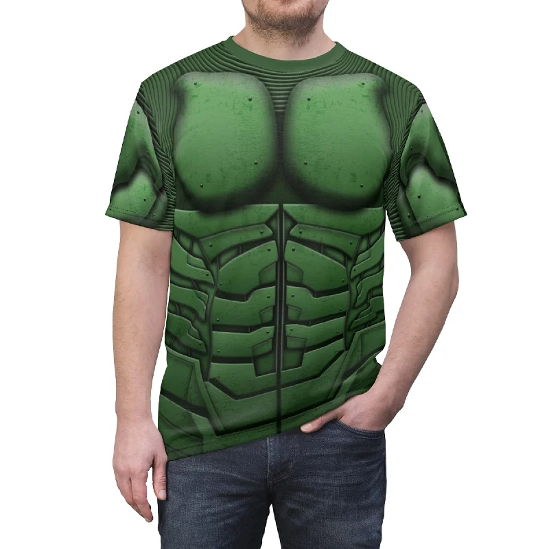 Green Goblin Shirt, Disney Marvel Avengers Cosplay Costume Stylish Short Sleeve Top