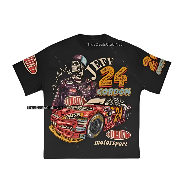 Jeff Gordon Shirt - Nascar Driver 24 Relaxed Short Sleeve Tee