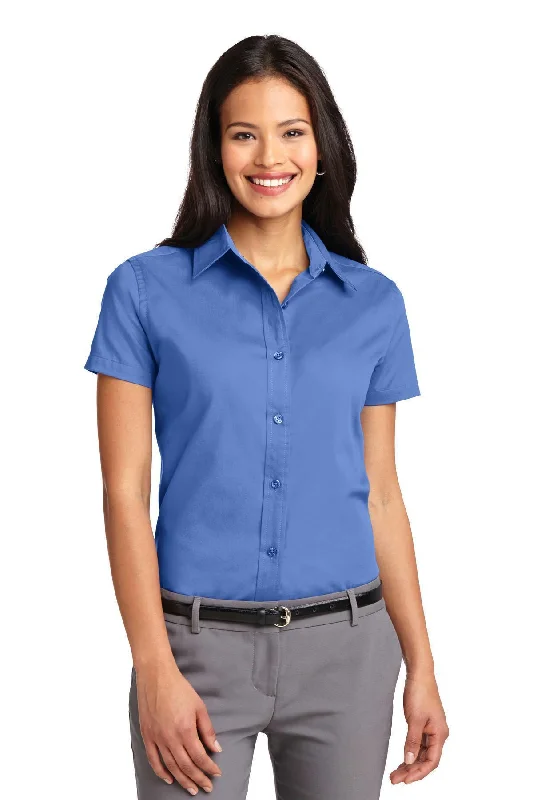 Port Authority Ladies Short Sleeve Easy Care  Shirt.  L508 Fashionable Short Sleeve Shirt