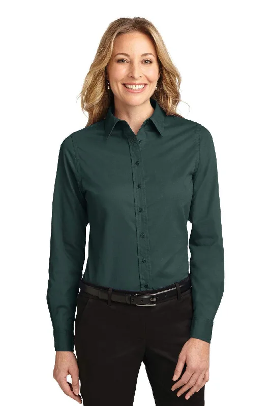 Port Authority Ladies Long Sleeve Easy Care Shirt.  L608 Modern Fit Short Sleeve