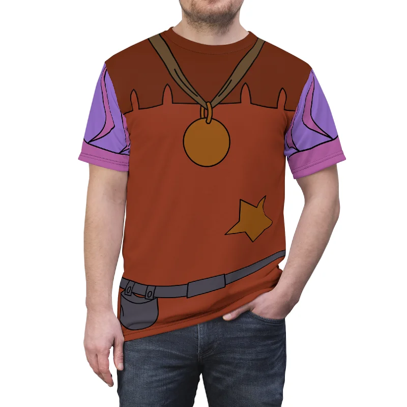 Sheriff of Nottingham Shirt, Robin Hood Costume Chic Button-Up Short Shirt