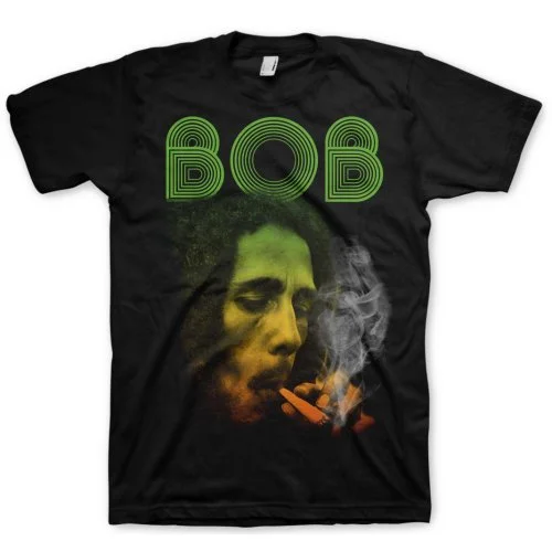 Bob Marley | Official Band T-Shirt | Smoking Da Erb Elegant Classic Vintage