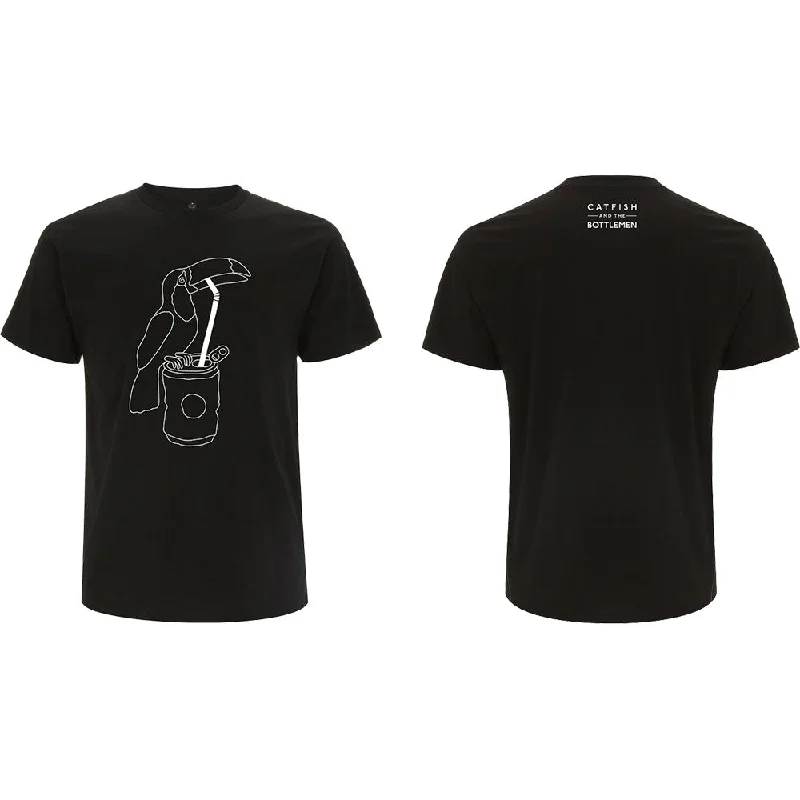 Catfish & The Bottlemen | Official Band T-Shirt | Toucan (Back Print) Mesh Fabric Canvas Fabric Denim Fabric Catfish & The Bottlemen | Official Band T-Shirt | Toucan (Back Print) Mesh Fabric Canvas Fabric Denim Fabric