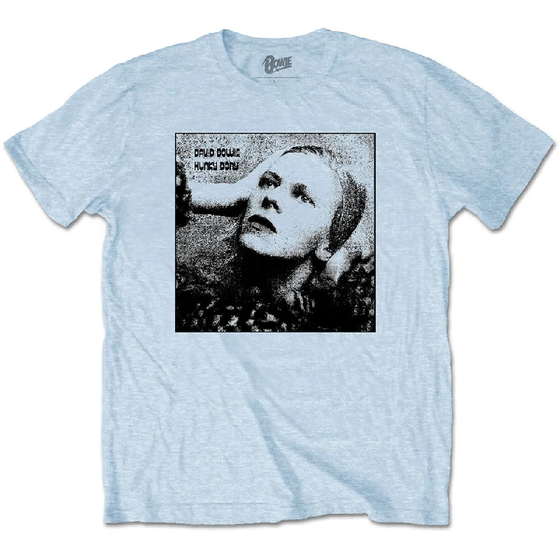 David Bowie | Official Band T-Shirt | Hunky Dory Mono Iron Safe Non-Iron Wrinkle Free