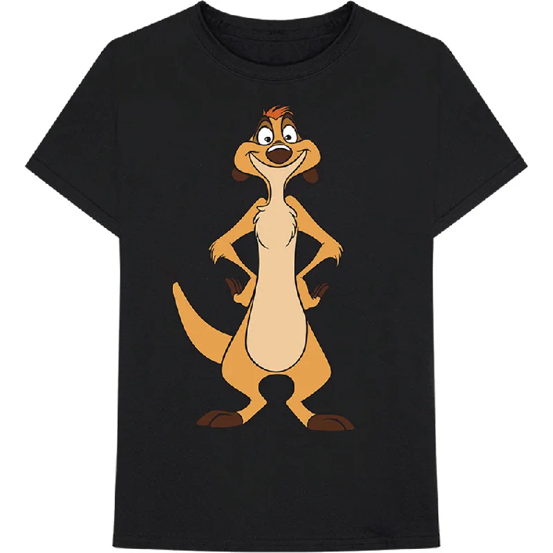 Disney | Official Band T-Shirt | Lion King - Timon Stand Iron Safe Non-Iron Wrinkle Free