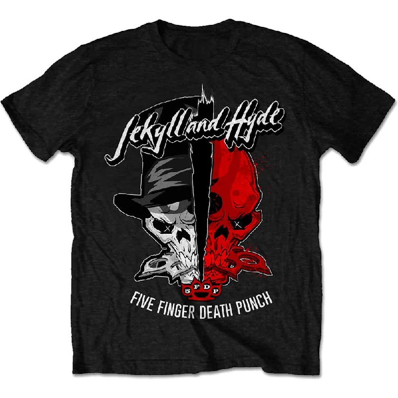 Five Finger Death Punch | Official Band T-Shirt | Jekyll & Hyde Houndstooth Herringbone Solid