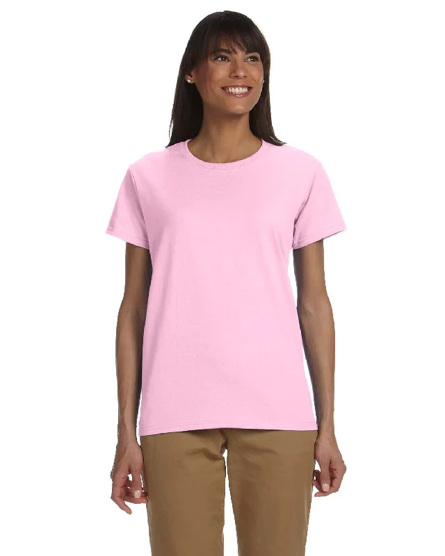 Gildan Ladies Ultra Cotton Heavyweight T-Shirt | Light Pink Cashmere Blend Cotton Blend Poly Blend