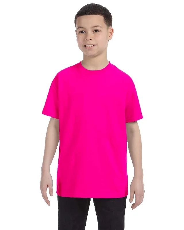 Gildan Youth Lightweight 100% Cotton T-Shirt | Heliconia Chenille Fabric Brocade Fabric Lace Fabric