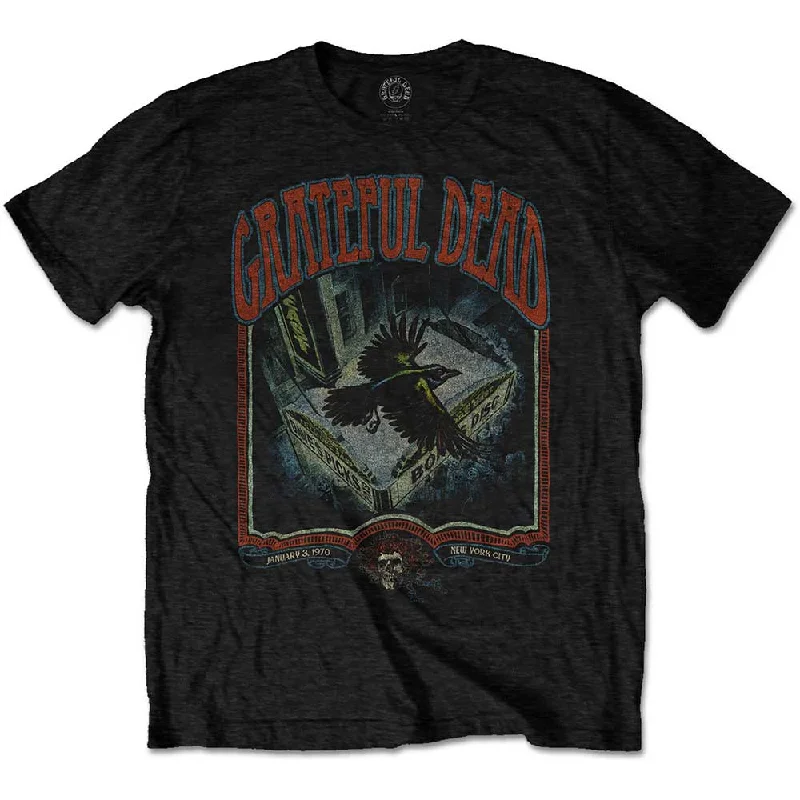 Grateful Dead | Official Band T-Shirt | Vintage Poster Houndstooth Herringbone Solid