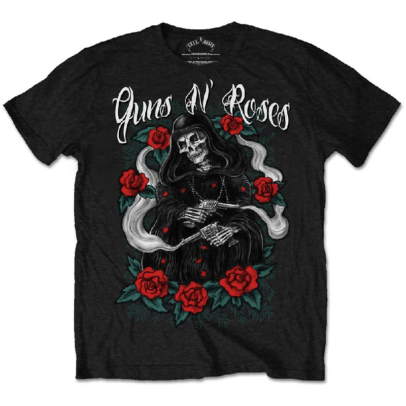 Guns N' Roses | Official Band T-Shirt | Reaper Zippered Front Buttoned Front Snap Front