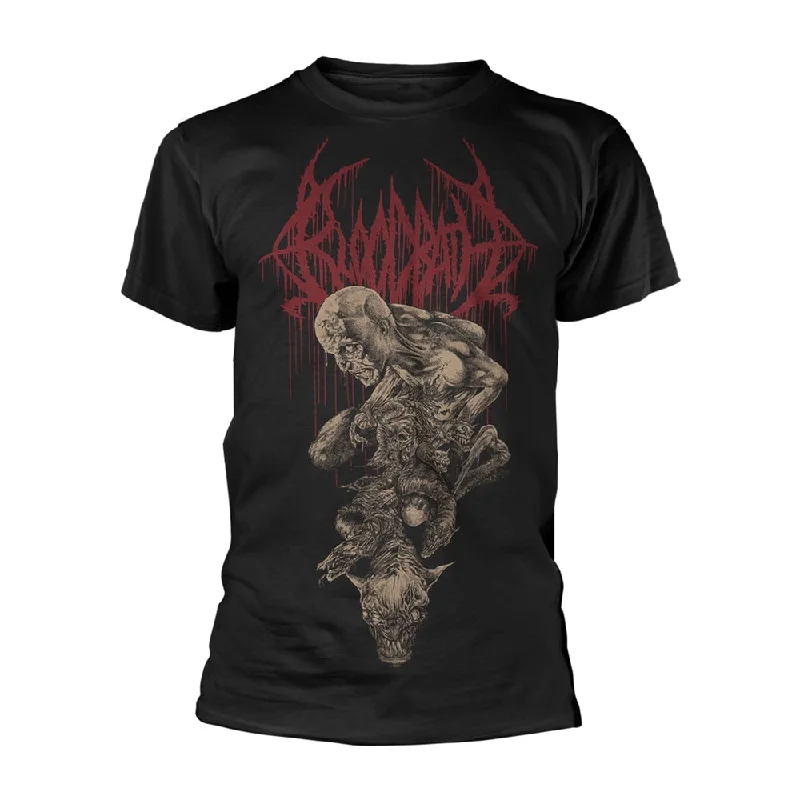 Bloodbath Unisex T-shirt: Nightmare (back print) Cotton Fabric Linen Fabric Terry Fabric