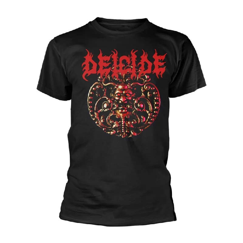 Deicide Unisex T-shirt: Deicide (back print) Boxy Fit Fitted Loose