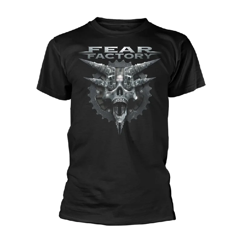 Fear Factory Unisex T-shirt: Legacy (back print) Ribbed Striped Patterned