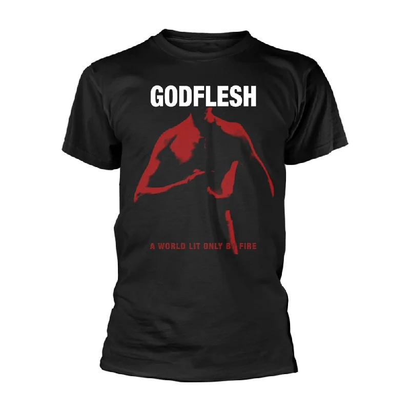 Godflesh Unisex T-shirt: A World Lit Only By Fire Modern Contemporary Chic