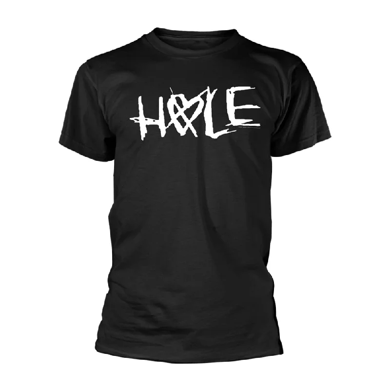 Hole | Official Band T-Shirt | Shut Up (back print) Notch Collar Peter Pan Collar Cowl Neck