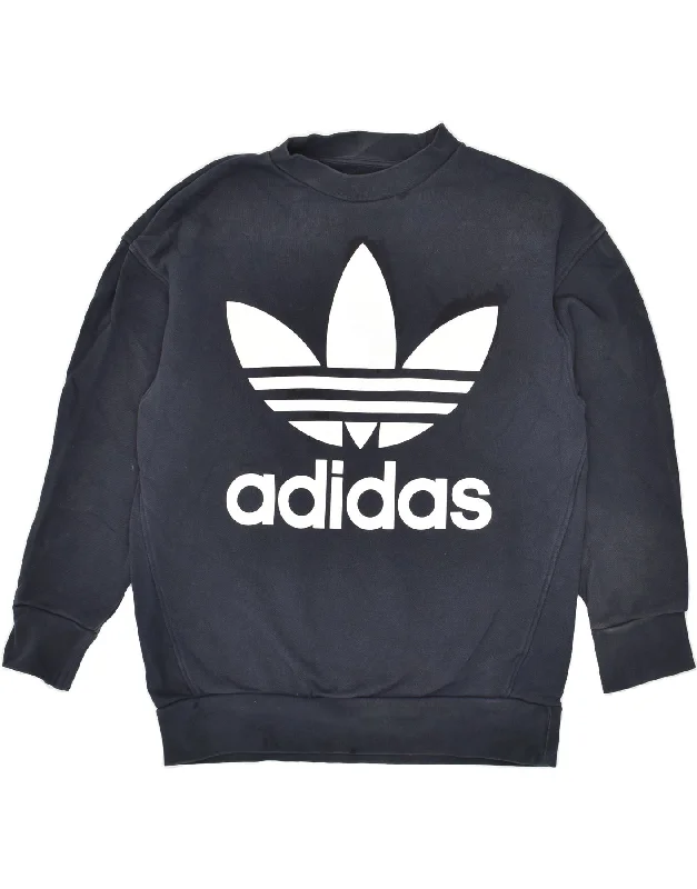 ADIDAS Mens Graphic Sweatshirt Jumper XS Navy Blue Hoodie with Slim Fit Tailored Modern ADIDAS Mens Graphic Sweatshirt Jumper XS Navy Blue Hoodie with Slim Fit Tailored Modern