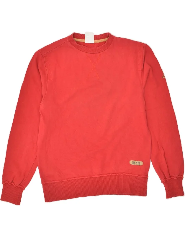 ADIDAS Mens Sweatshirt Jumper Small Red Cotton Hoodie with Strings Custom Fit Adjustable ADIDAS Mens Sweatshirt Jumper Small Red Cotton Hoodie with Strings Custom Fit Adjustable