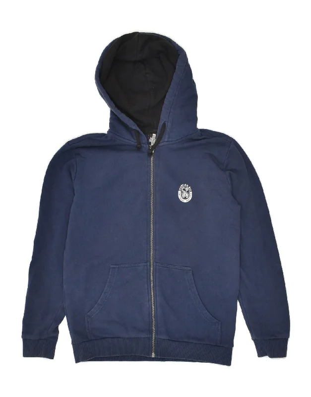 SCORPION BAY Boys Graphic Zip Hoodie Sweater 12-13 Years Large Blue Cotton Hoodie with Embroidery Detailed Premium SCORPION BAY Boys Graphic Zip Hoodie Sweater 12-13 Years Large Blue Cotton Hoodie with Embroidery Detailed Premium