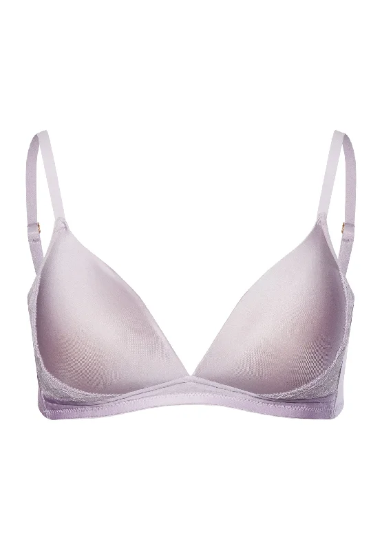 Eva Padded Soft Cup Bra | Lilac Fog 70919-2464 Supportive Sports Bra