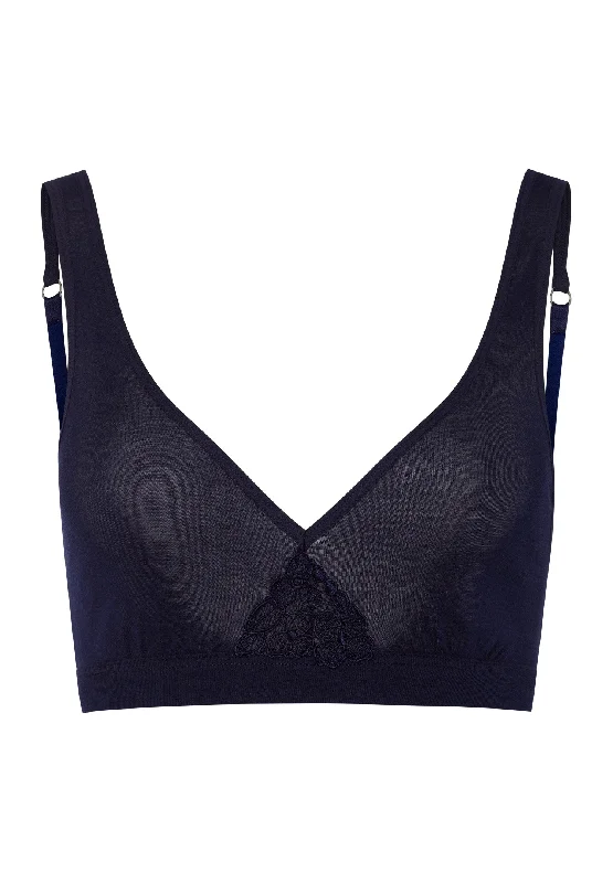 Michelle Soft Cup Bra | Deep Navy 70943-1610 Lace Back Bra