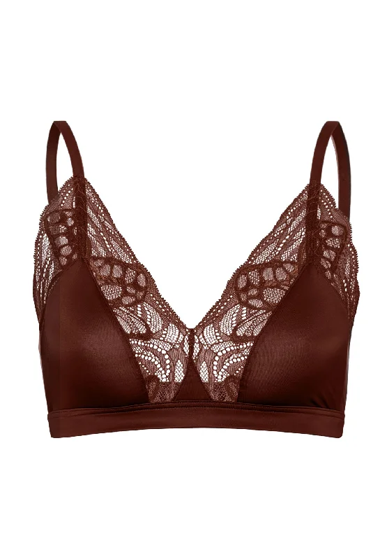 Elia Soft Cup Bra | Chocolate Chip 70981-1776 Adjustable Bra Straps