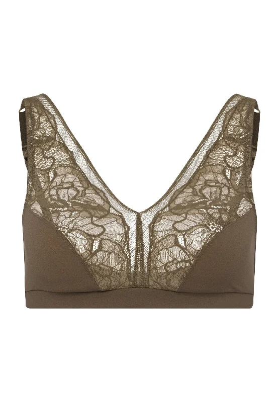 Selma Soft Cup Bra | Olive 70989-1775 Comfort Fit Bralette