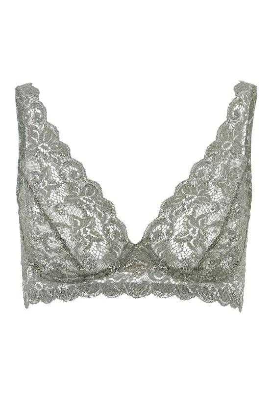 Luxury Moments Lace Soft Cup Bra | Antique Green 71465-2668 Push-Up Bra Set