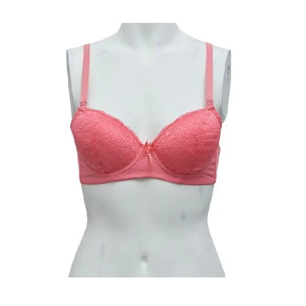 Fancy Demi Cup Padded Bra Push-Up Bralette Set