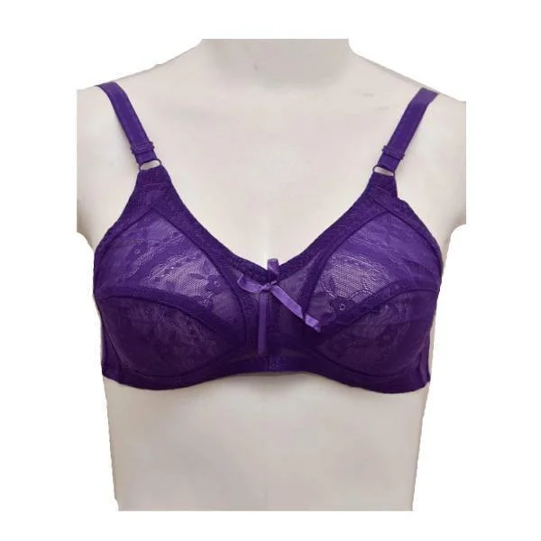 Matching Color Net Fancy Bra Soft Stretch Bra