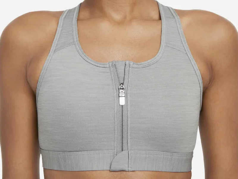 Women's Nike Swoosh Zip Sports Bra - DD1205-073 Contour Bra Style