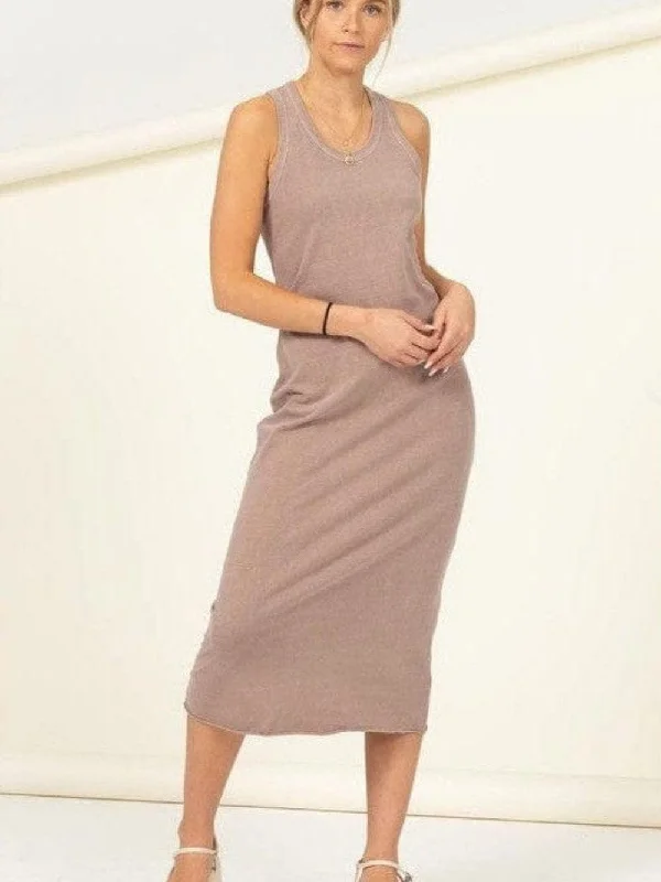 Oh-So Comfy Sleeveless Midi Dress Fashionable Wide Leg Midi Dress