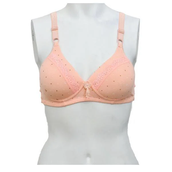 Soft Smooth Thin Padded Classic Bra Wireless Lace Bra