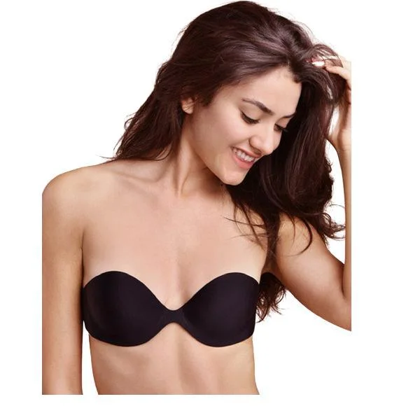 Strapless Push-up Stick On Bra Lightweight Cotton Bra