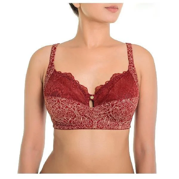 Super Support Comfy Minimizer Nonpadded Bra Soft Padded Bralette