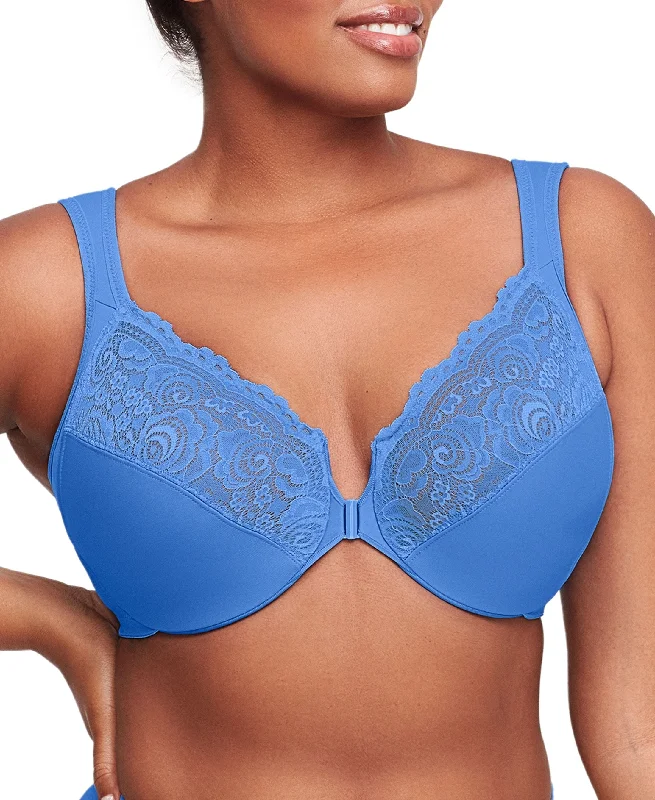 WonderWire Front-Closure Bra Soft Mesh Bra