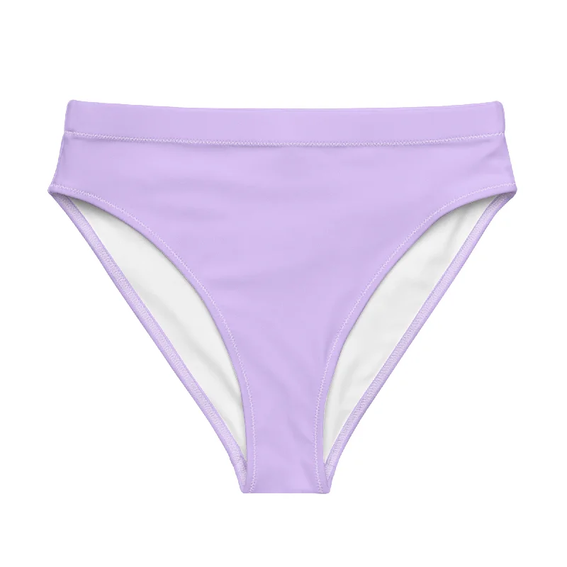 Lavender High Waisted Bikini Bottom Swimsuit Monokini Swimsuit Design