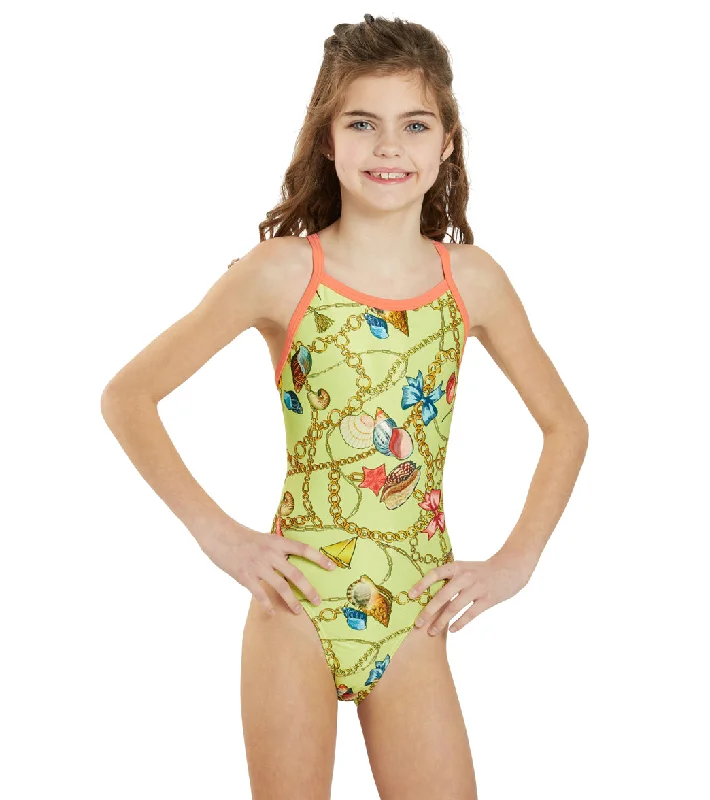 Sporti x Emma Weyant Monaco Treasures Thin Strap One Piece Swimsuit Youth (22-28) Soft Beachwear Set