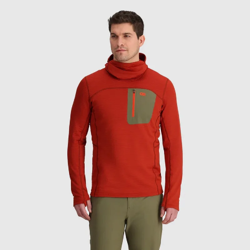 Outdoor Research Men's Vigor Grid Fleece Pullover Hoodie Hoodie with V-Neck Classic Versatile