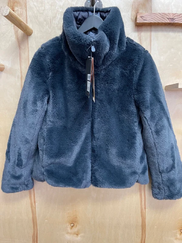 SAVE THE DUCK WOMEN REVERSIBLE FAUX FUR JACKET Belted Jacket Elasticated Jacket Padded Jacket SAVE THE DUCK WOMEN REVERSIBLE FAUX FUR JACKET Belted Jacket Elasticated Jacket Padded Jacket