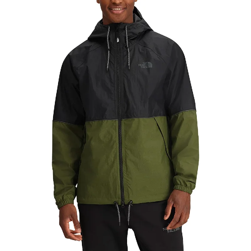 The North Face Men's Novelty Antora Rain Hoodie Hoodie with Metallic Shiny Futuristic