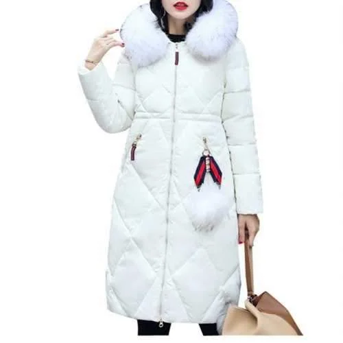 Winter Fur Collar Jacket Coat Thick Large - White Xl Notch Collar Peter Pan Collar Cowl Neck Winter Fur Collar Jacket Coat Thick Large - White Xl Notch Collar Peter Pan Collar Cowl Neck