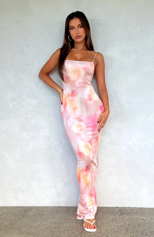 How Many Time's Maxi Dress Sunlight Trendy Maxi Dress with Straps