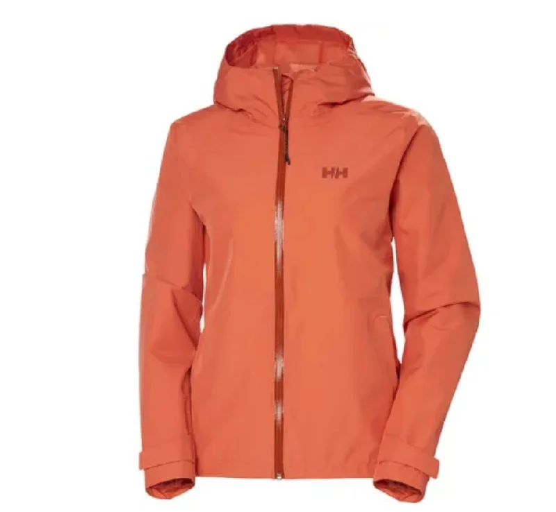 Helly Hansen W Active Ocean Bound Jacket Notch Collar Peter Pan Collar Cowl Neck