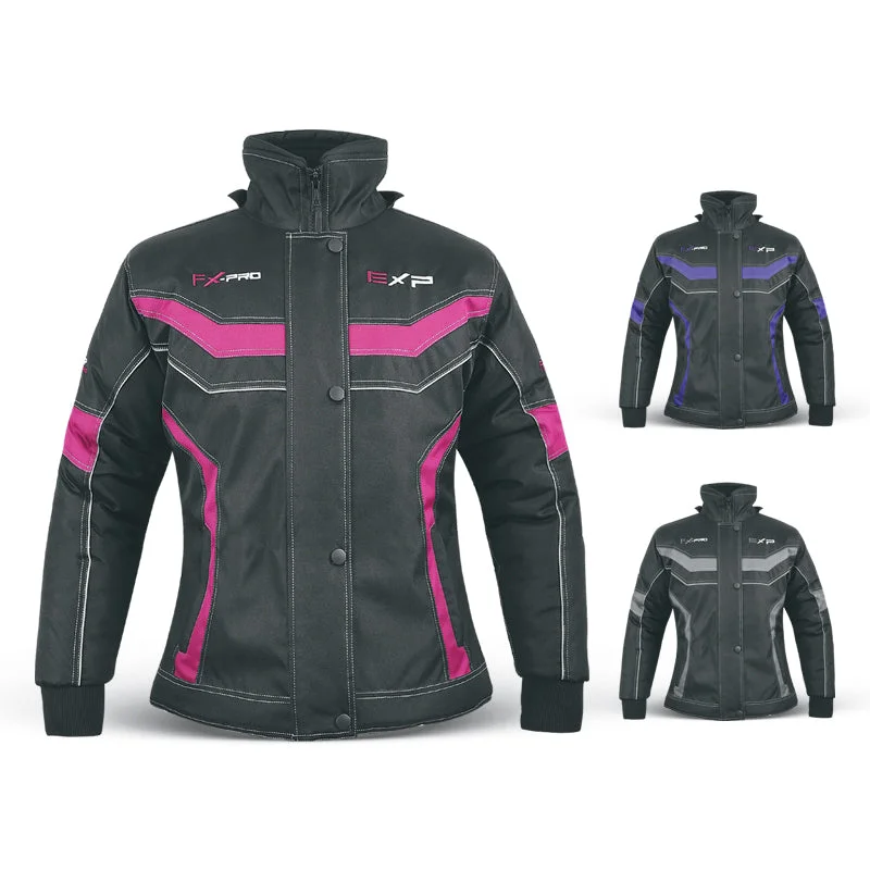 Women Snow Mobile Jacket BFR 7700 Hoodie Zip-Up Jacket Button-Up Jacket