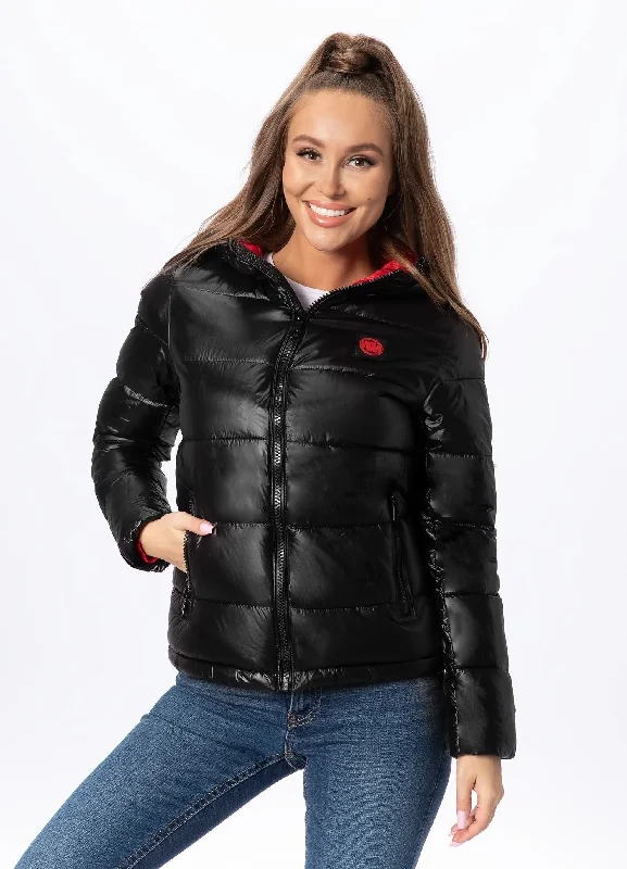 Women's winter jacket Shine Stand-Up Collar Roll-Neck Collar Turtle Neck