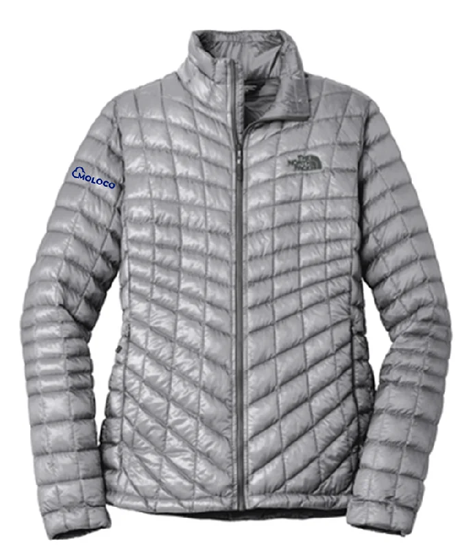 North Face Ladies ThermoBall Trekker Jacket, Mid Grey [Moloco] Faux Fur Jacket Real Fur Jacket Shearling Jacket