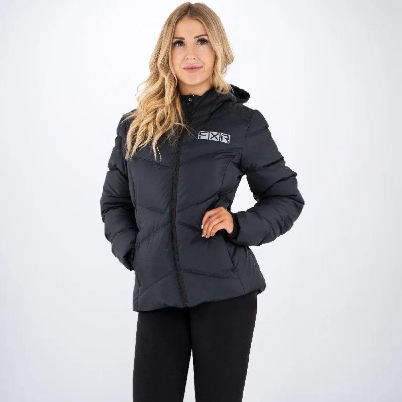 Women's Elevation Synthetic Down Jacket Print Jacket Jacquard Jacket Embroidered Jacket