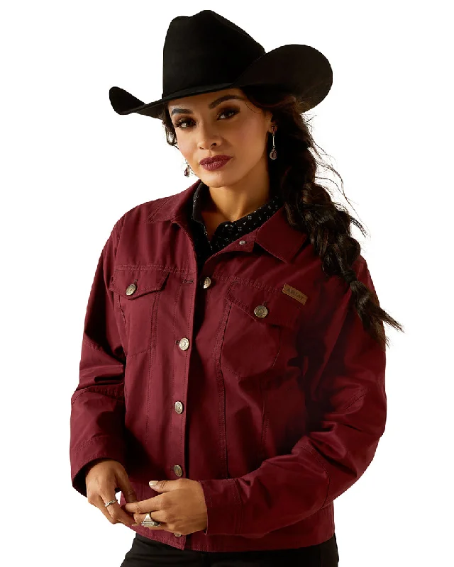 Women's Grizzly Rancher Jacket Zip Front Button Front Snap Front